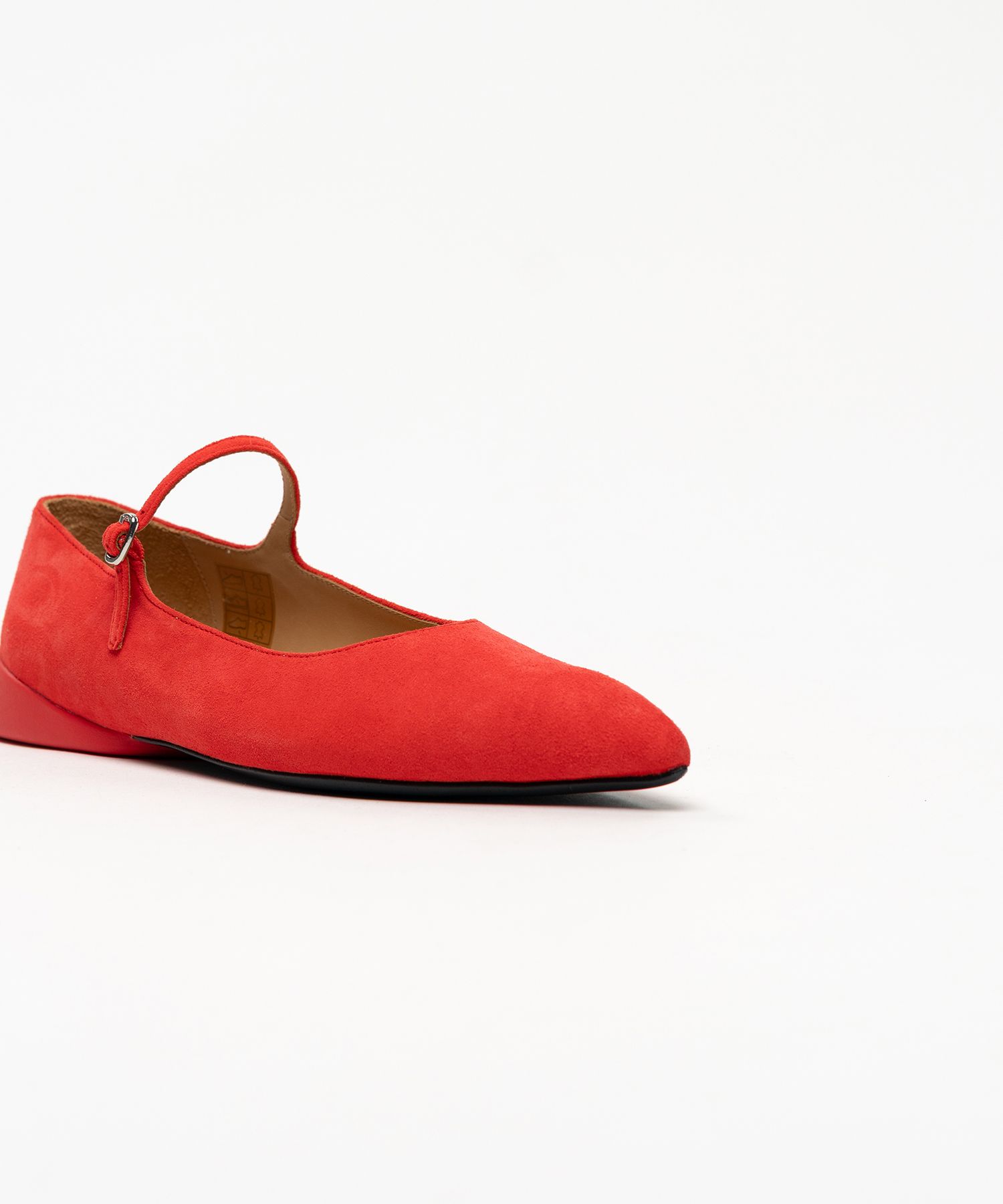 "JANE" Suede Strap Pointed Shoes