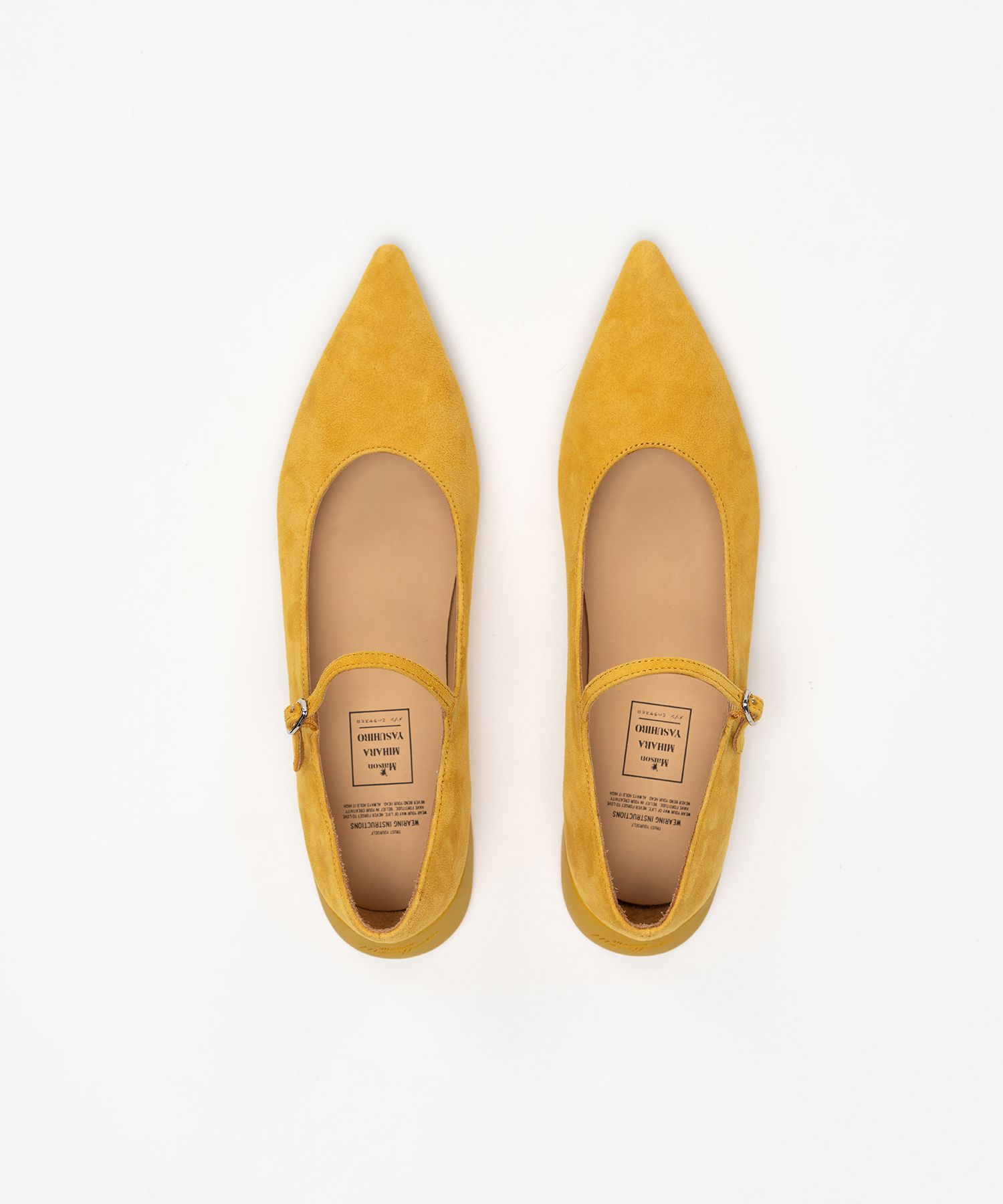 "JANE" Suede Strap Pointed Shoes