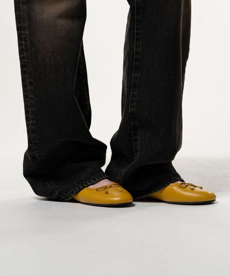 "JANE" Leather Ballet Shoes