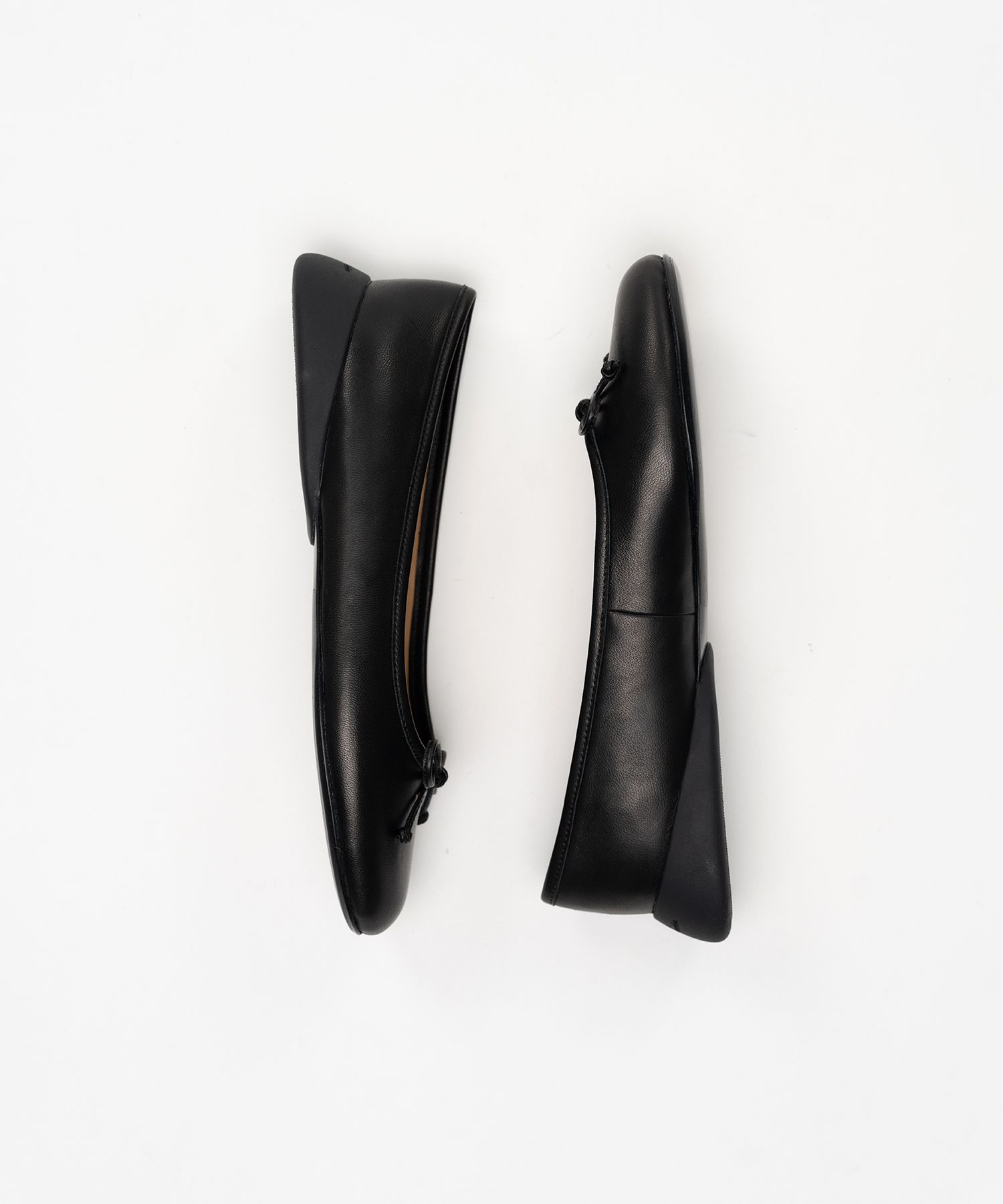 "JANE" Leather Ballet Shoes