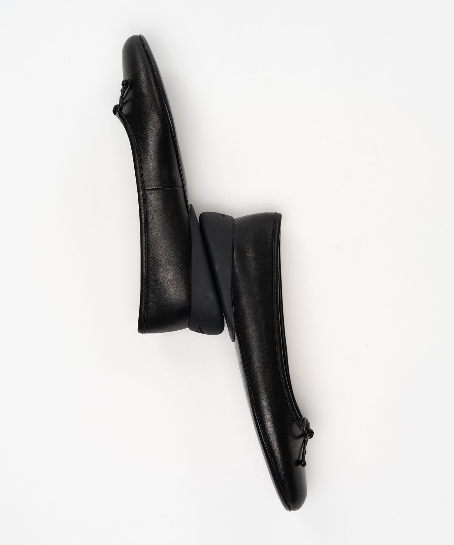 "JANE" Leather Ballet Shoes