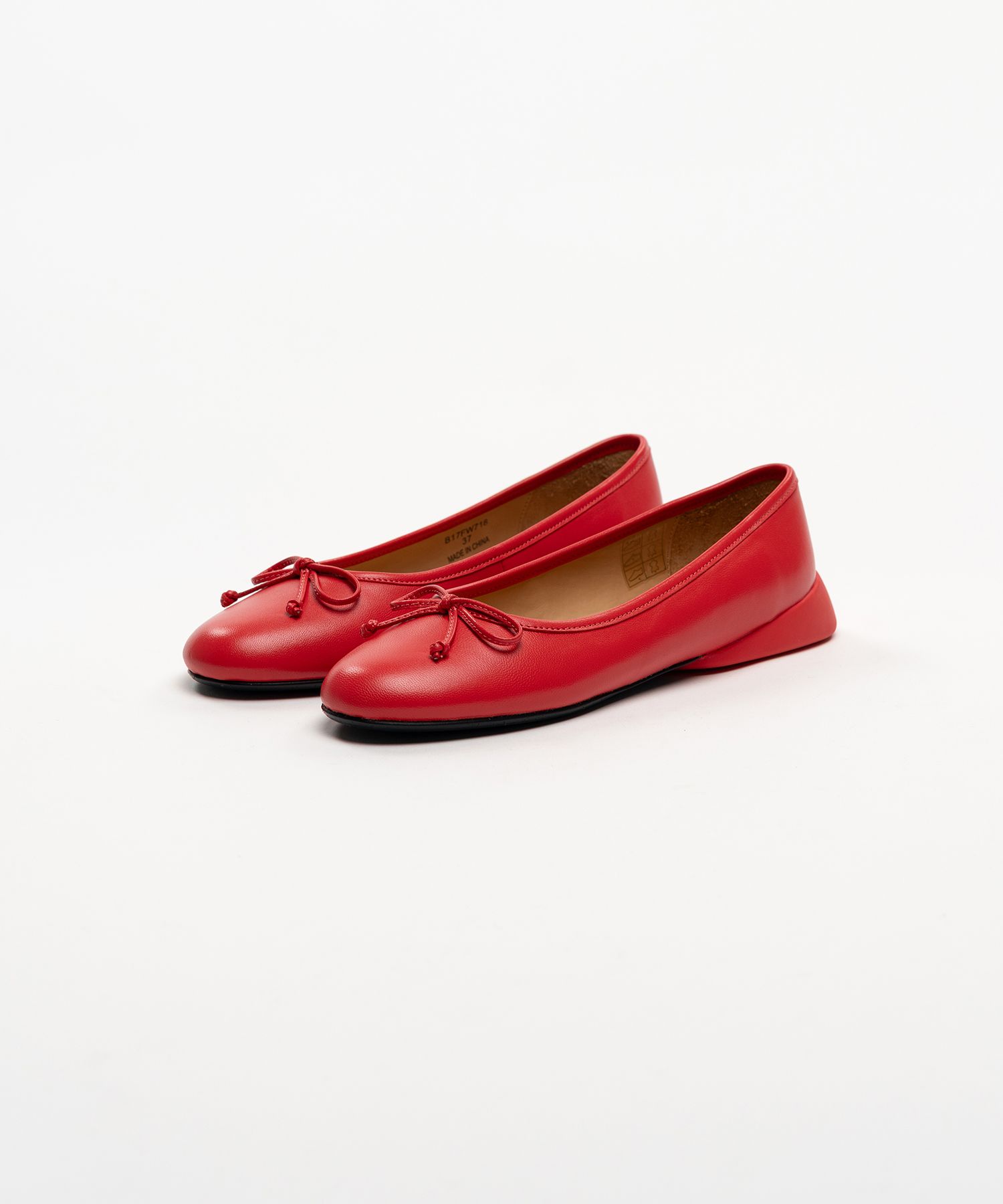 "JANE" Leather Ballet Shoes