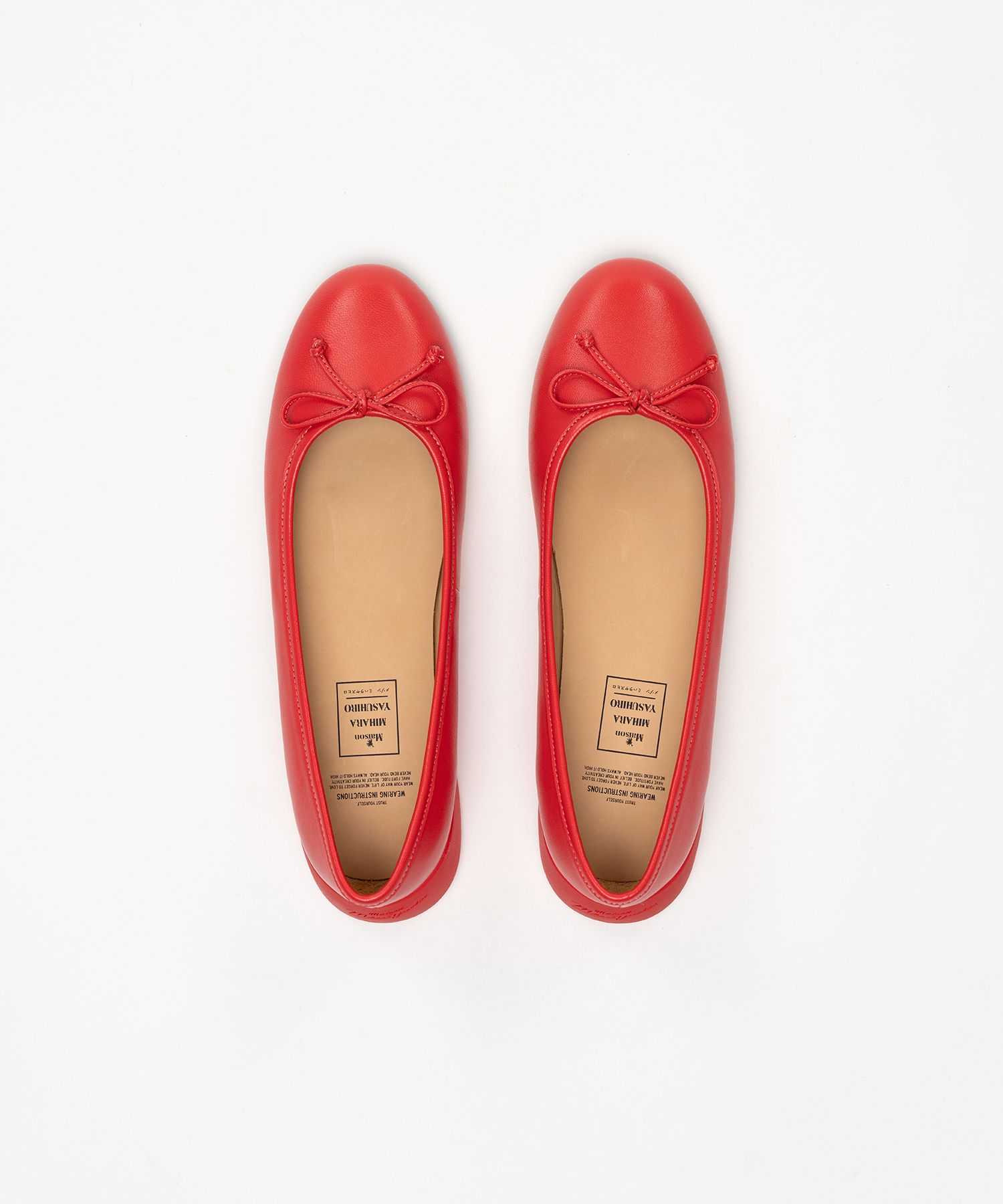 "JANE" Leather Ballet Shoes