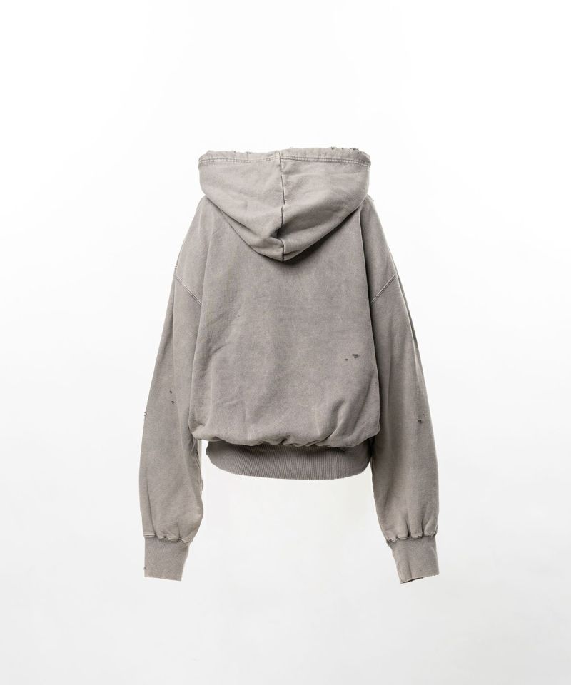 Bleached College Print Hoodie