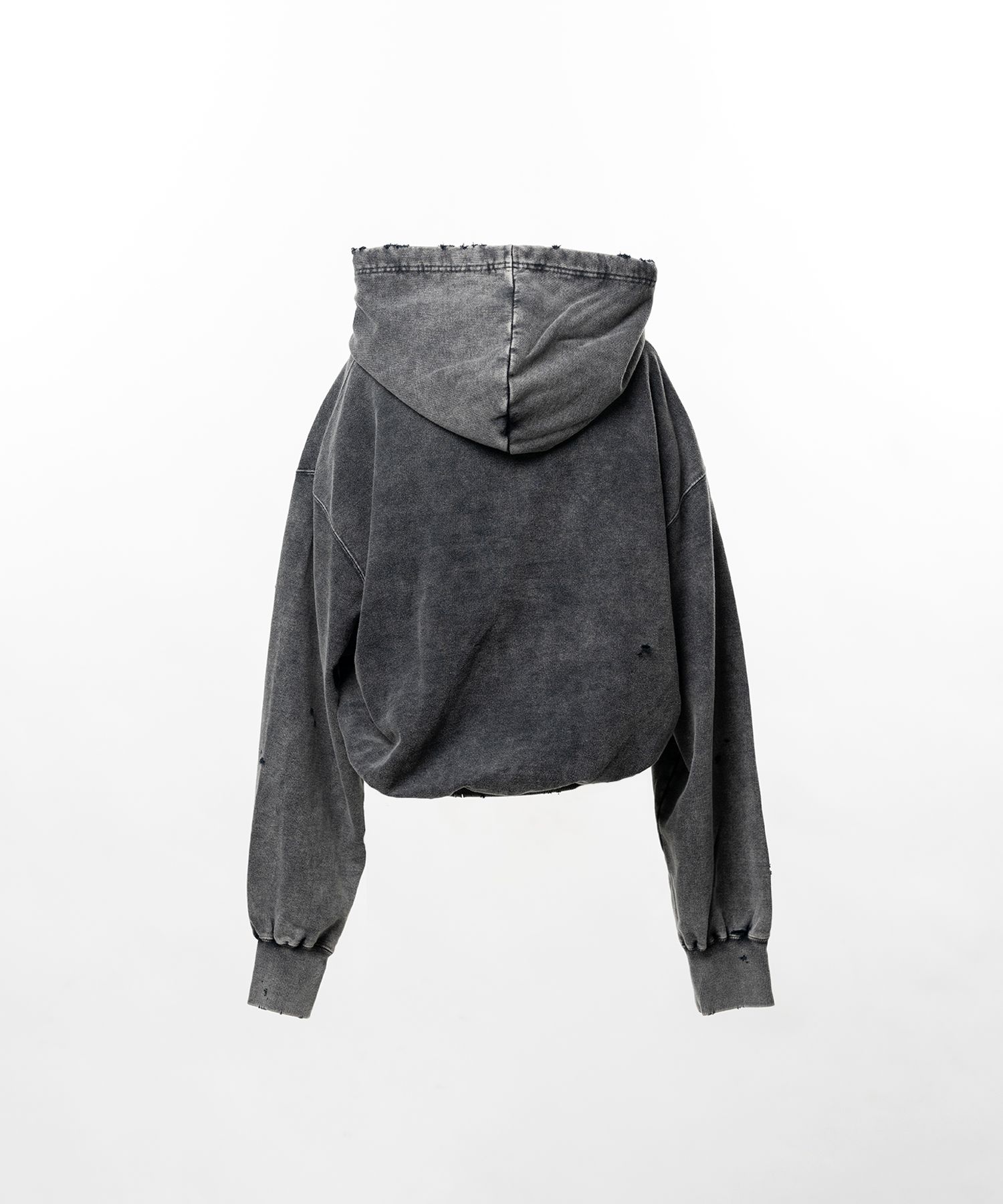 Bleached College Print Hoodie