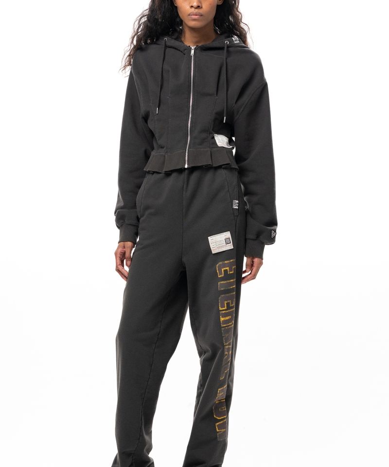 Waist Tucked Zip up Hoodie