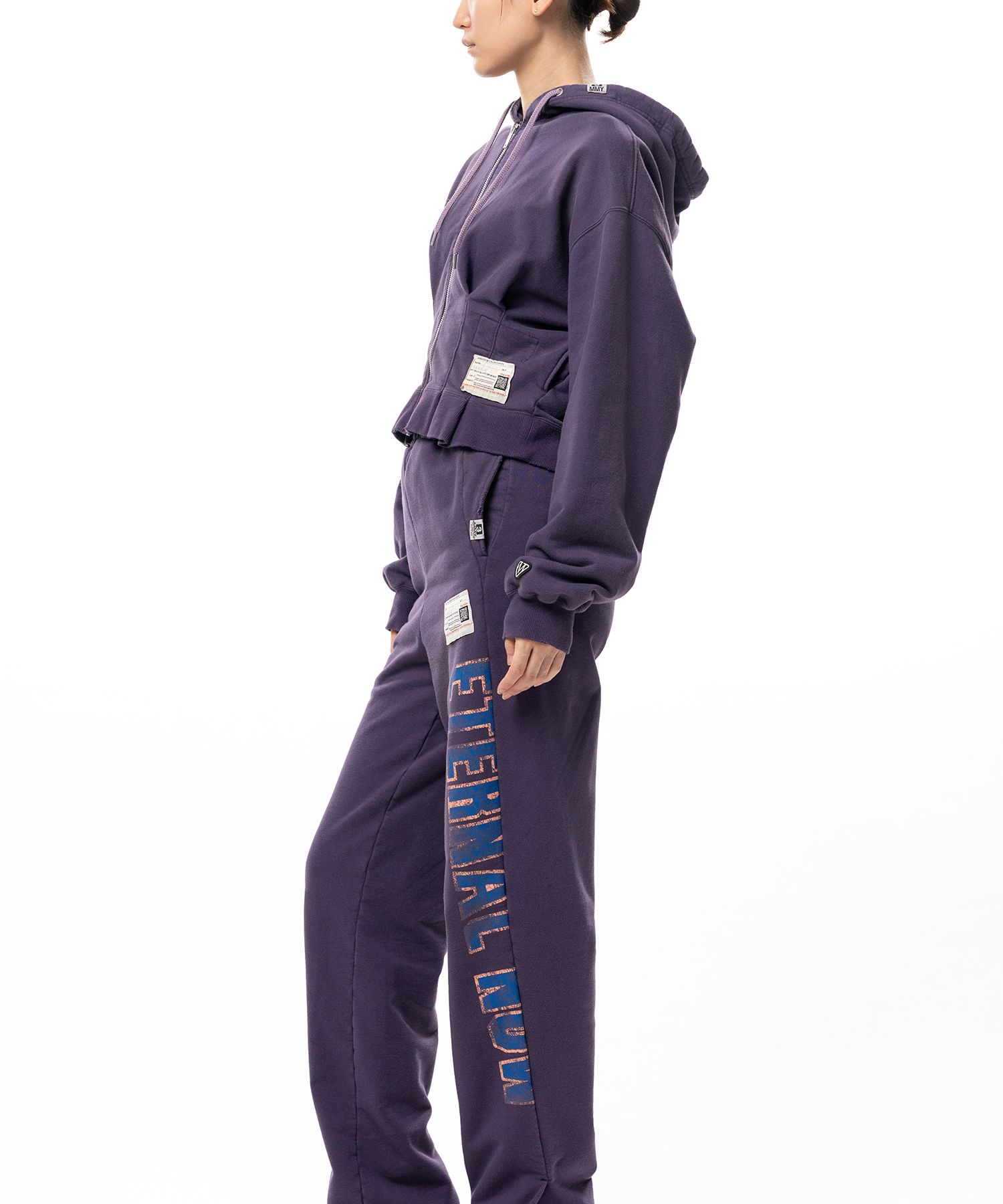 Waist Tucked Zip up Hoodie