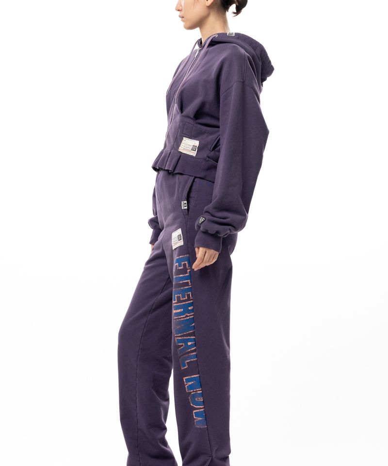 Waist Tucked Zip up Hoodie