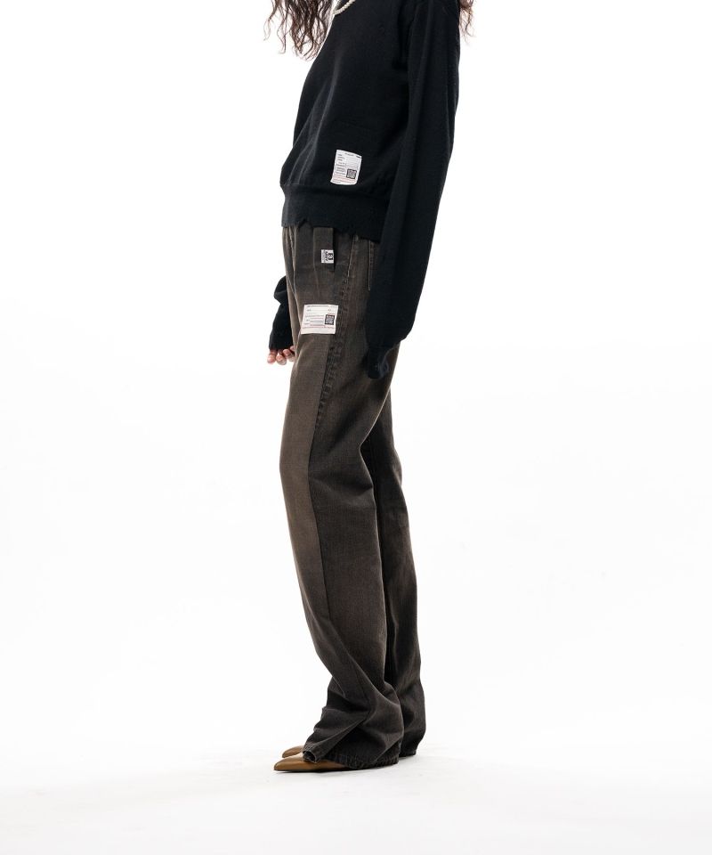 Folded Denim Pants