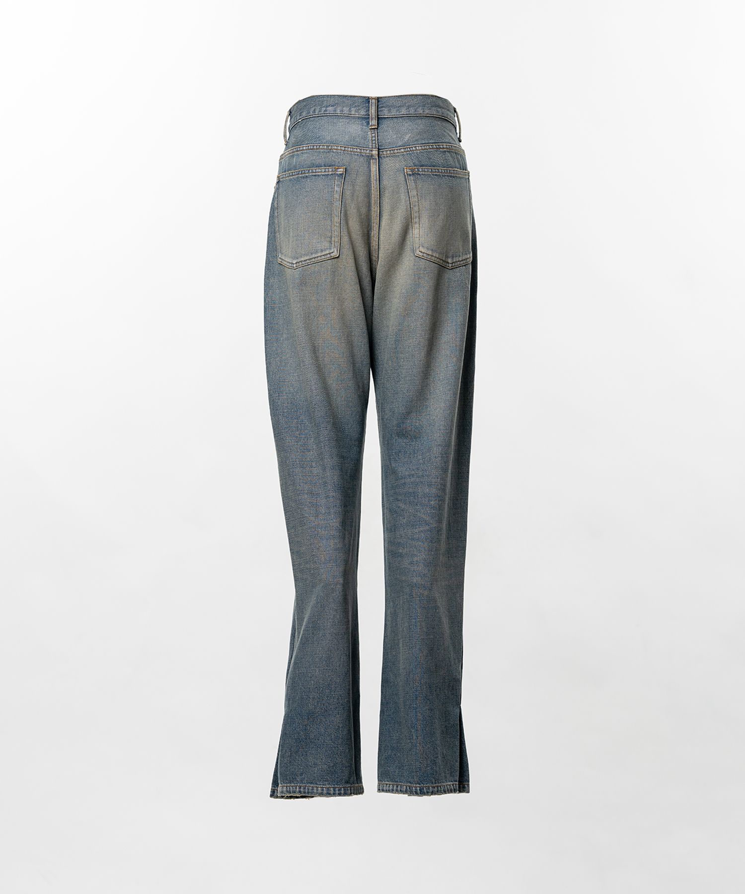 Folded Denim Pants