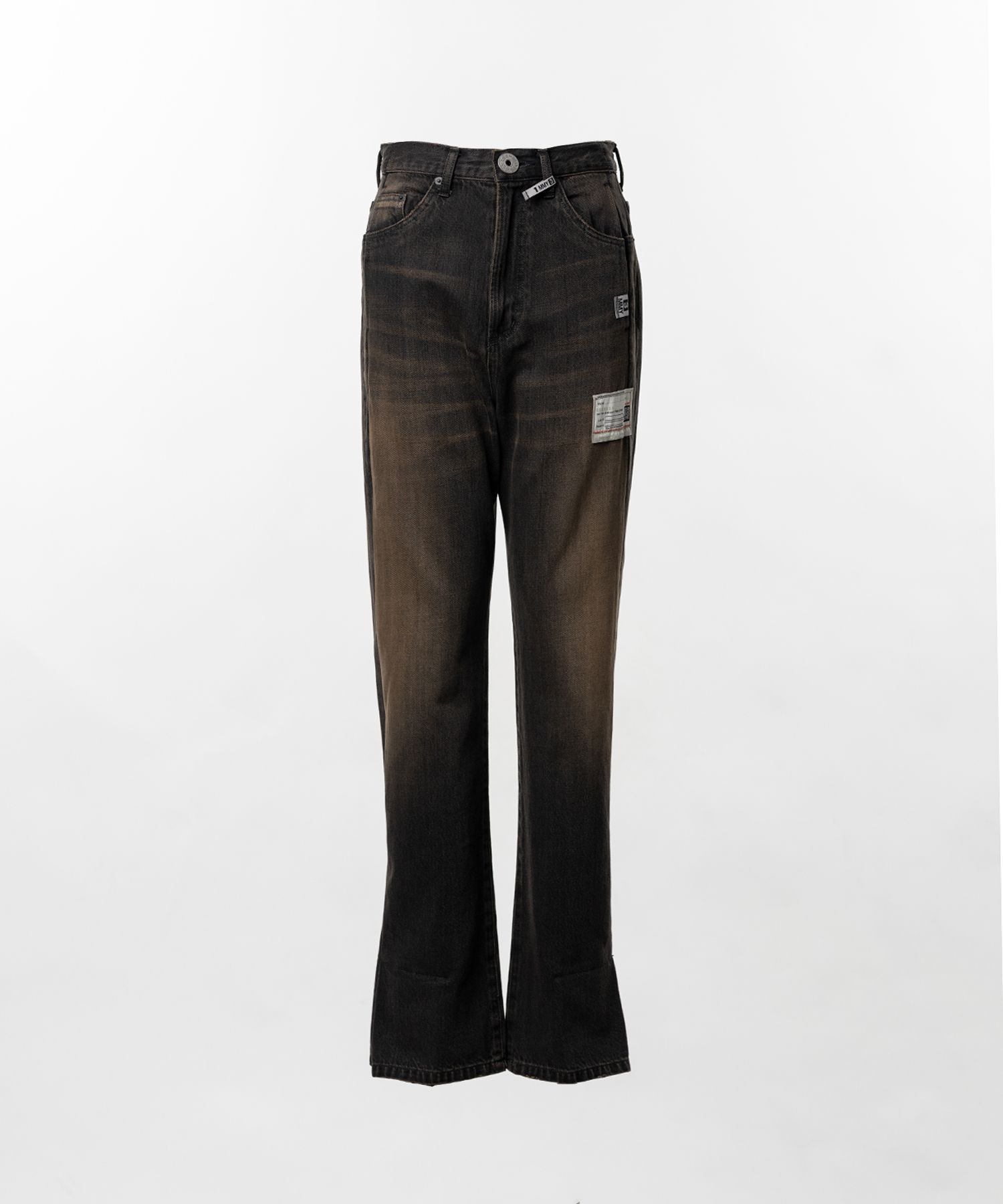 Folded Denim Pants
