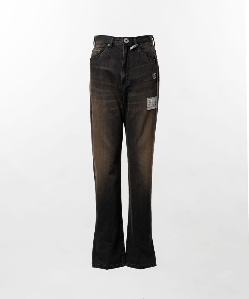 Folded Denim Pants