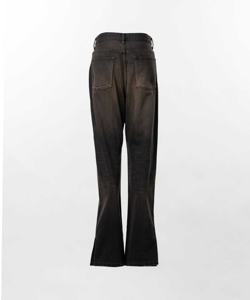 Folded Denim Pants