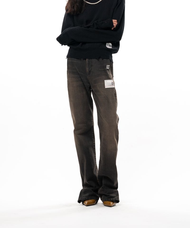 Folded Denim Pants