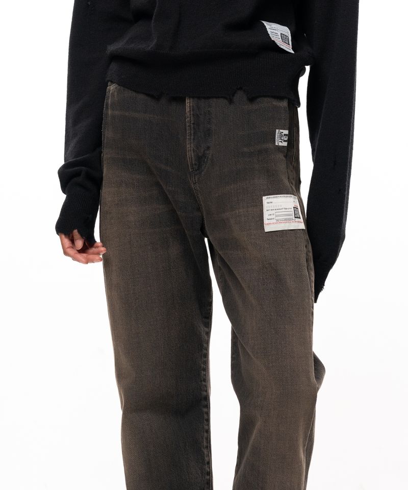 Folded Denim Pants