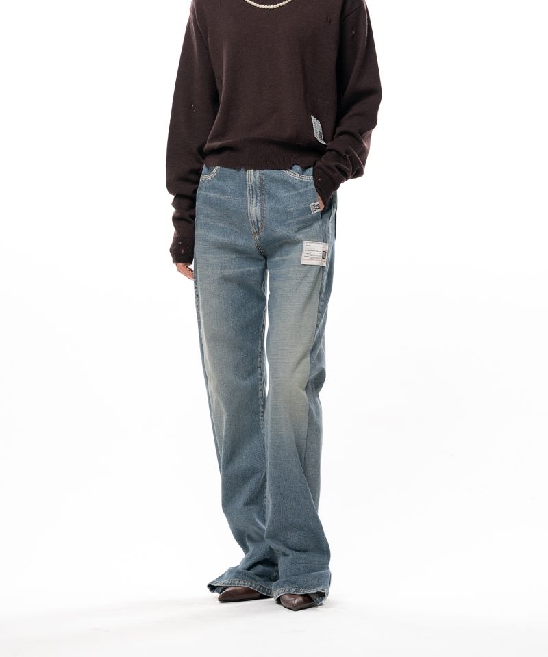 Folded Denim Pants