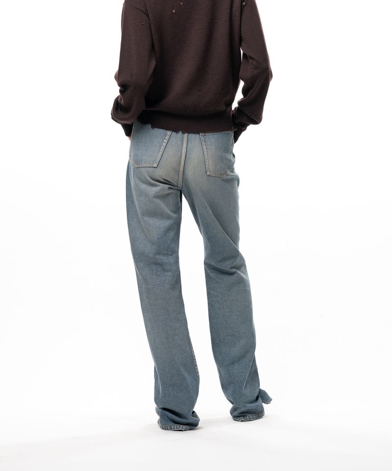 Folded Denim Pants