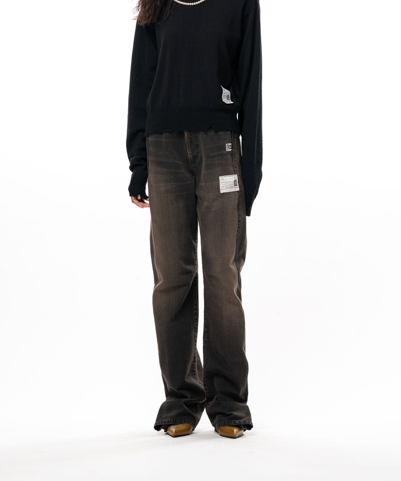 Folded Denim Pants