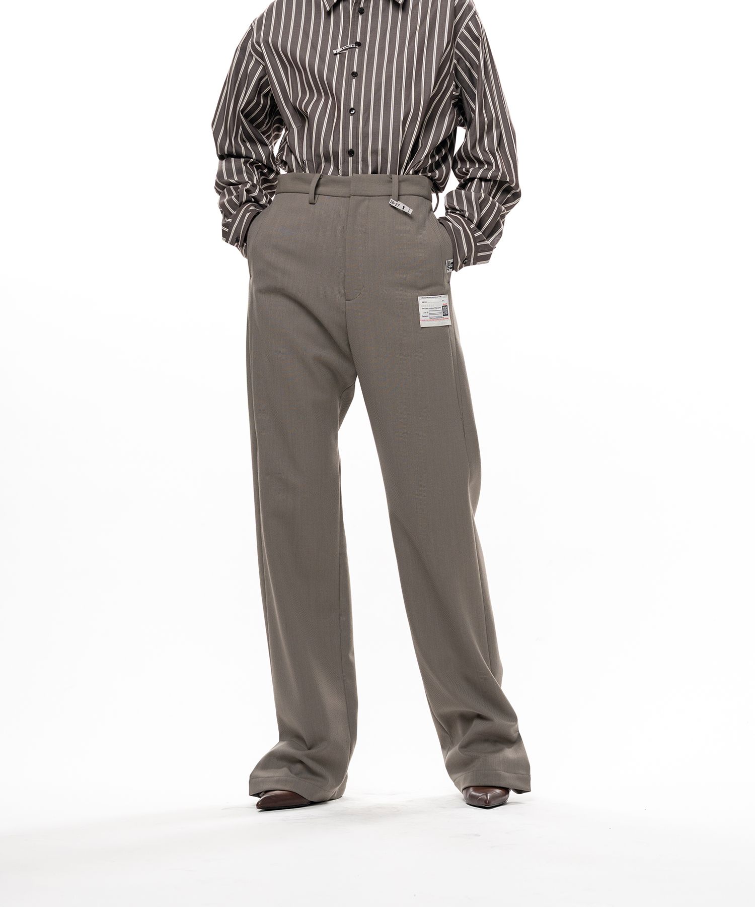 Twill Folded Pants