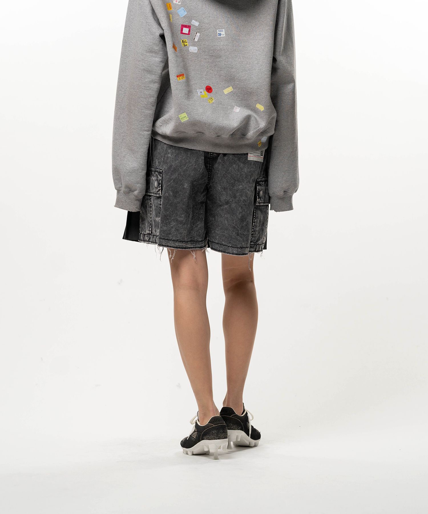 Combined Skirt Cargo Shorts