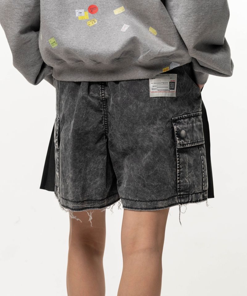 Combined Skirt Cargo Shorts