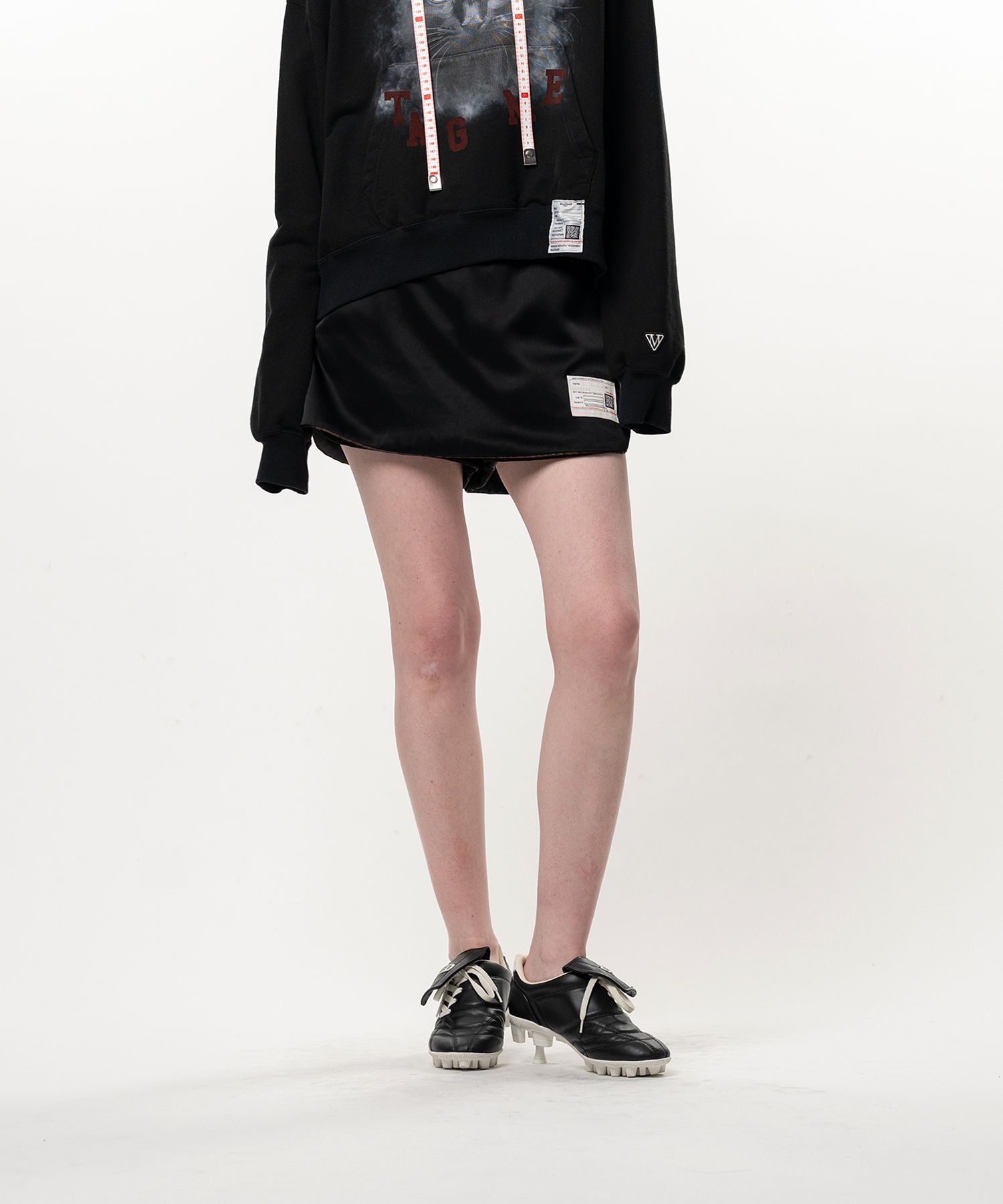 Satin Jogger Shorts