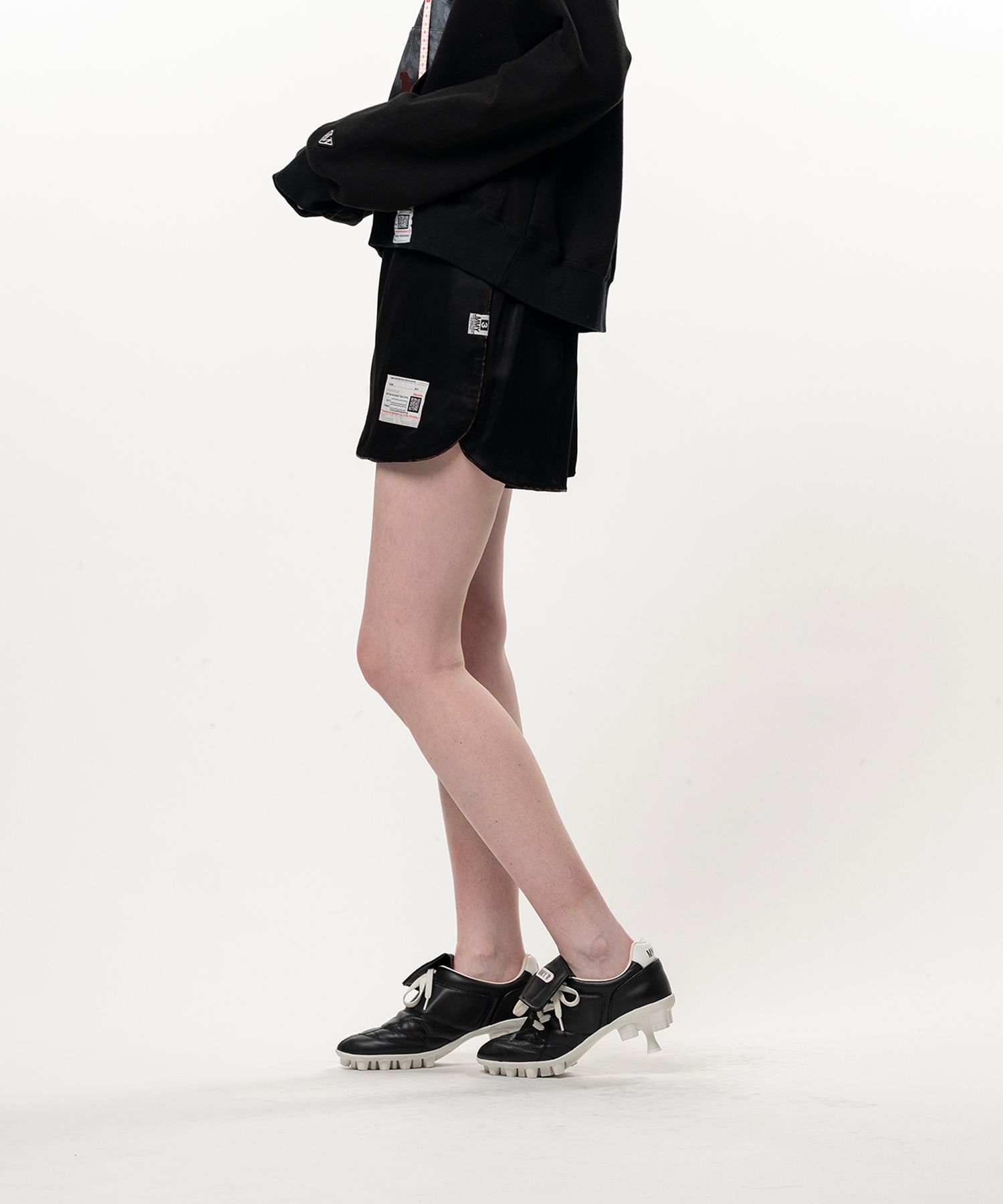 Satin Jogger Shorts