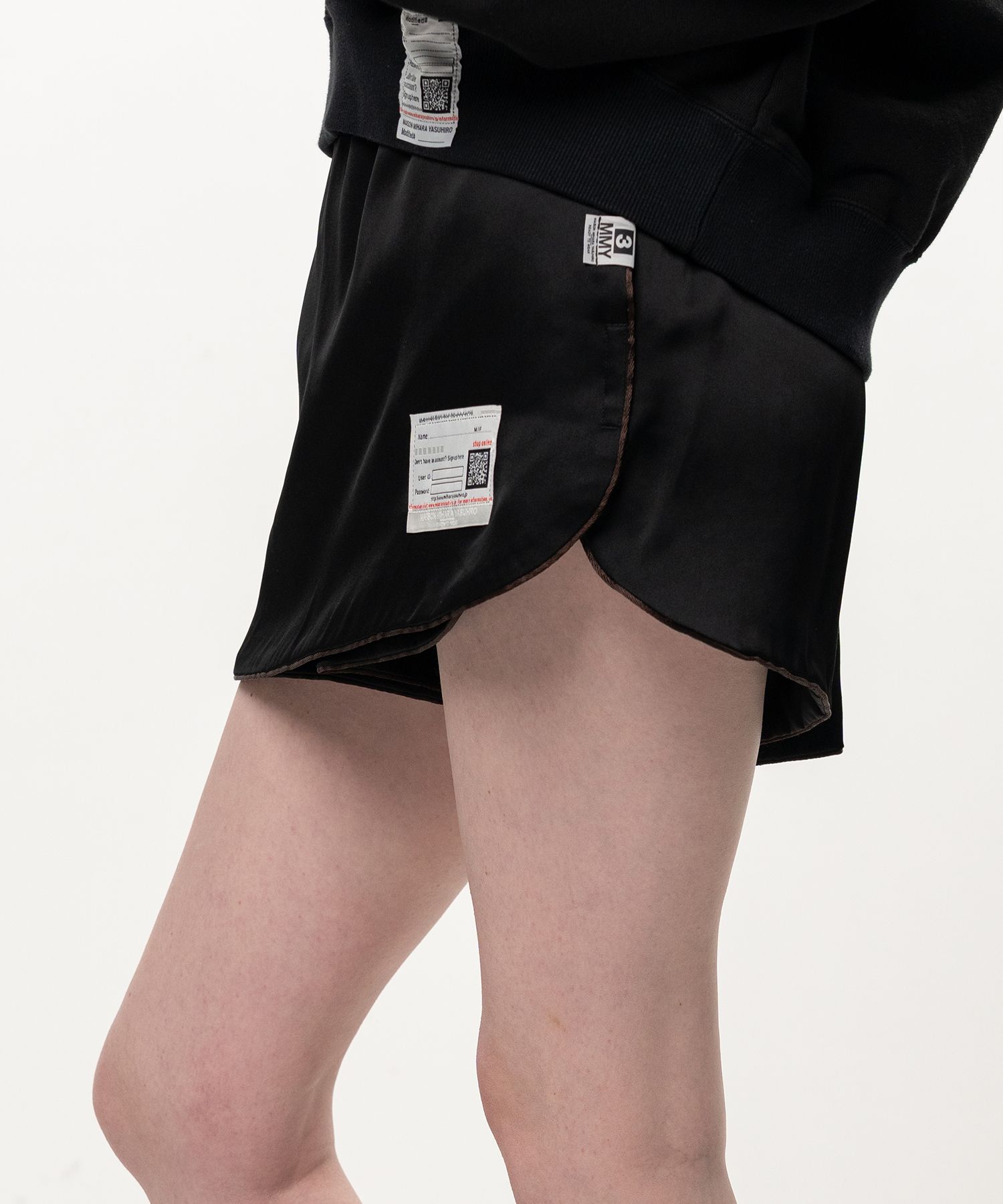 Satin Jogger Shorts