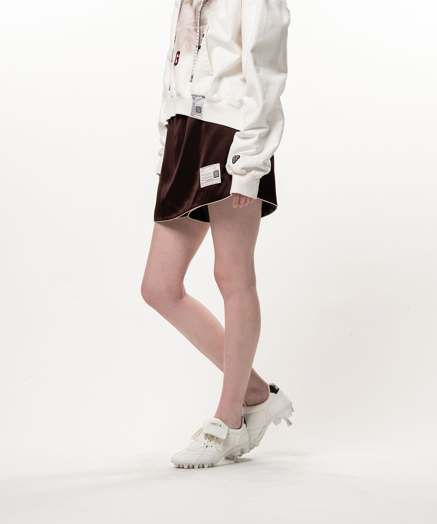 Satin Jogger Shorts
