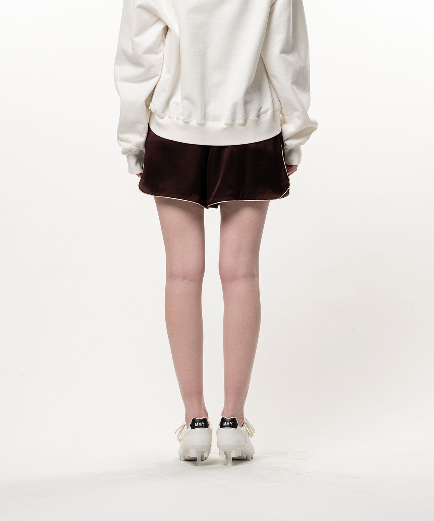 Satin Jogger Shorts