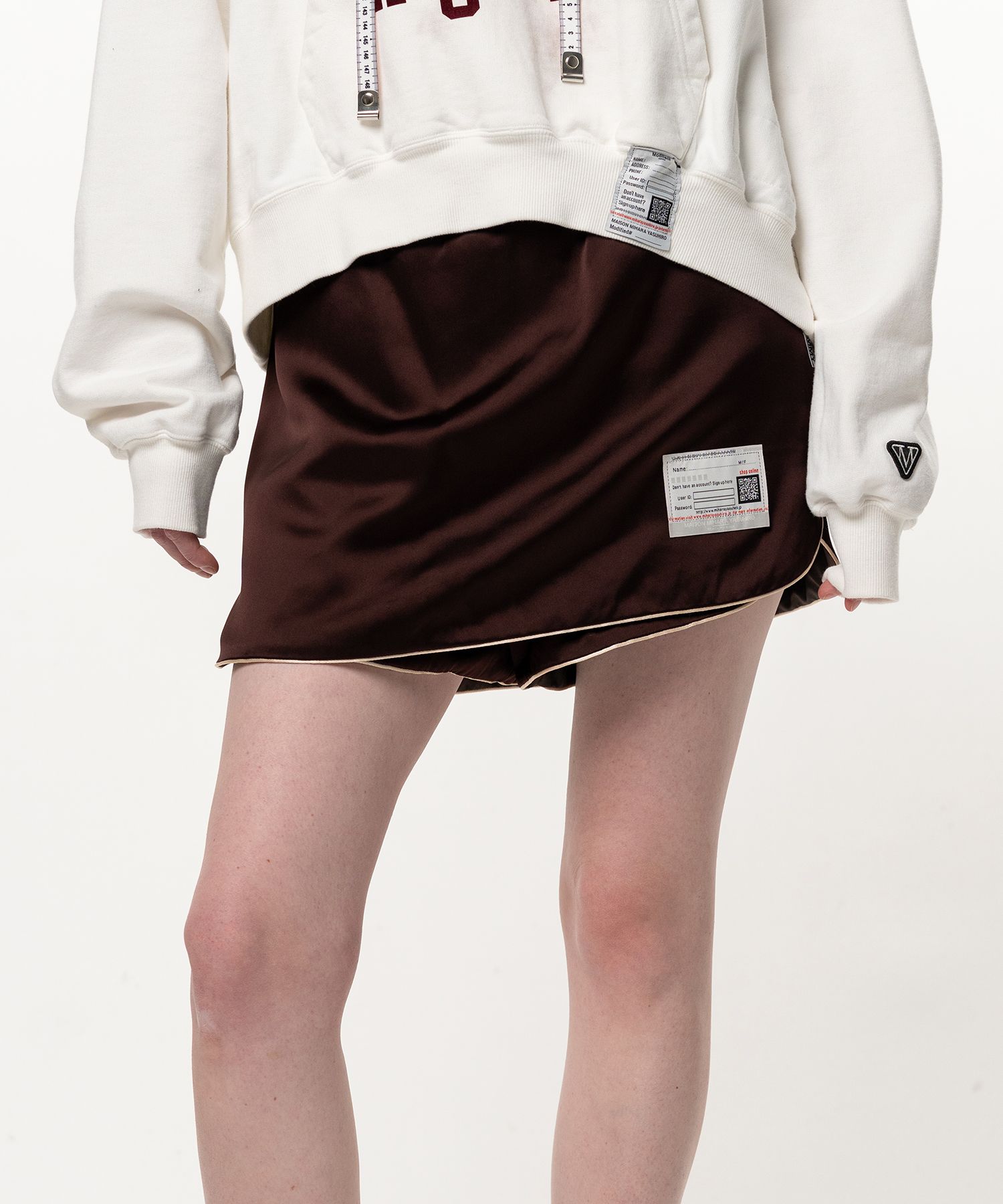 Satin Jogger Shorts