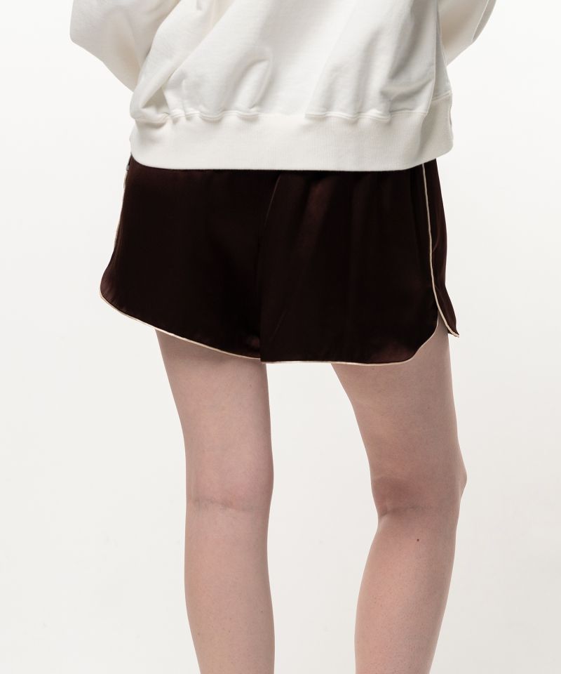Satin Jogger Shorts