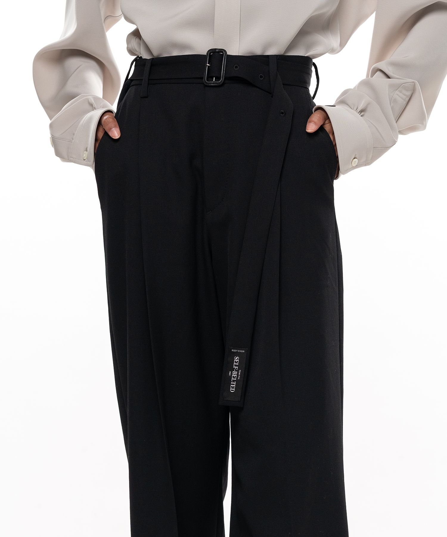 "MY PAL"Belted Pants