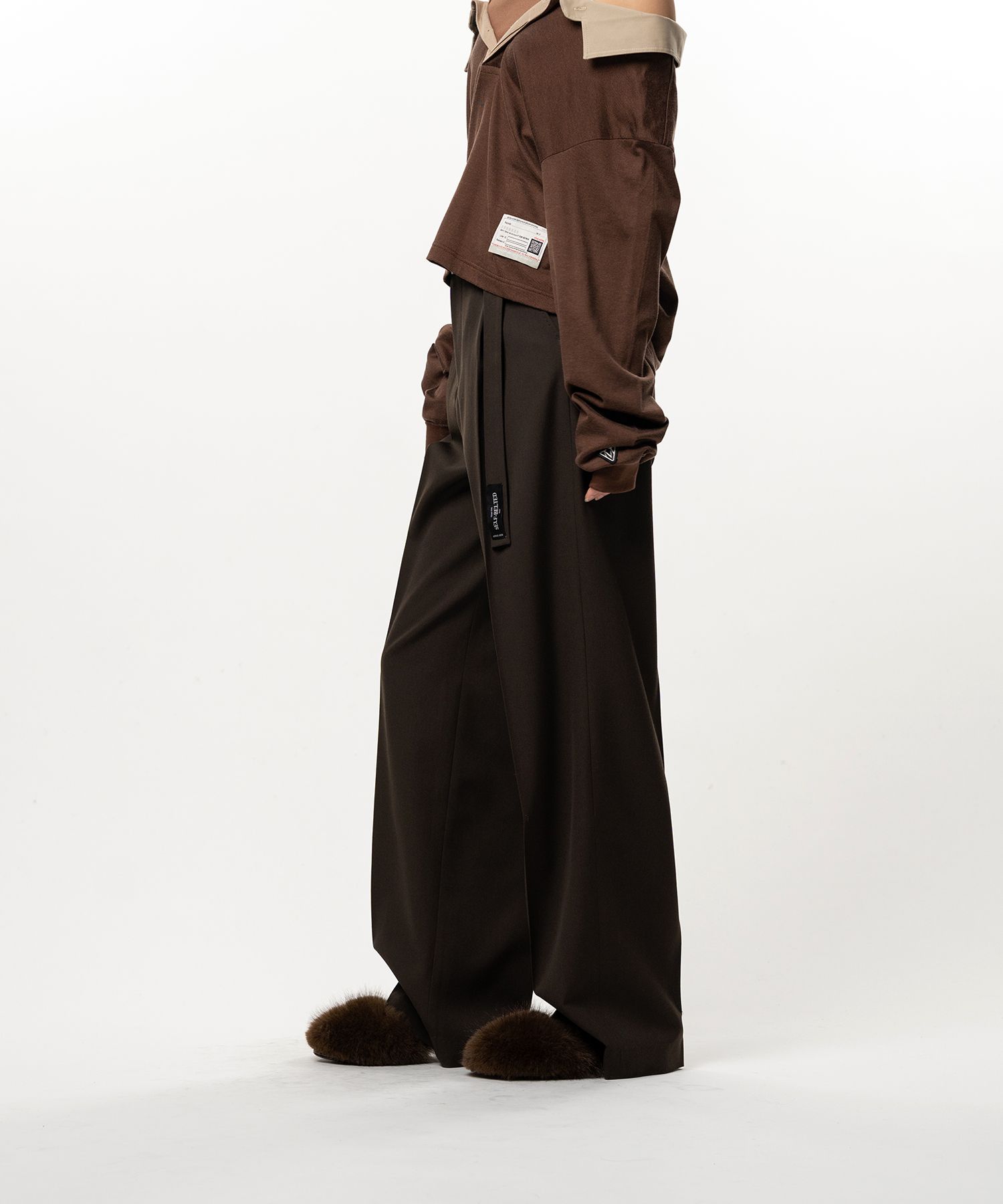 "MY PAL"Belted Pants
