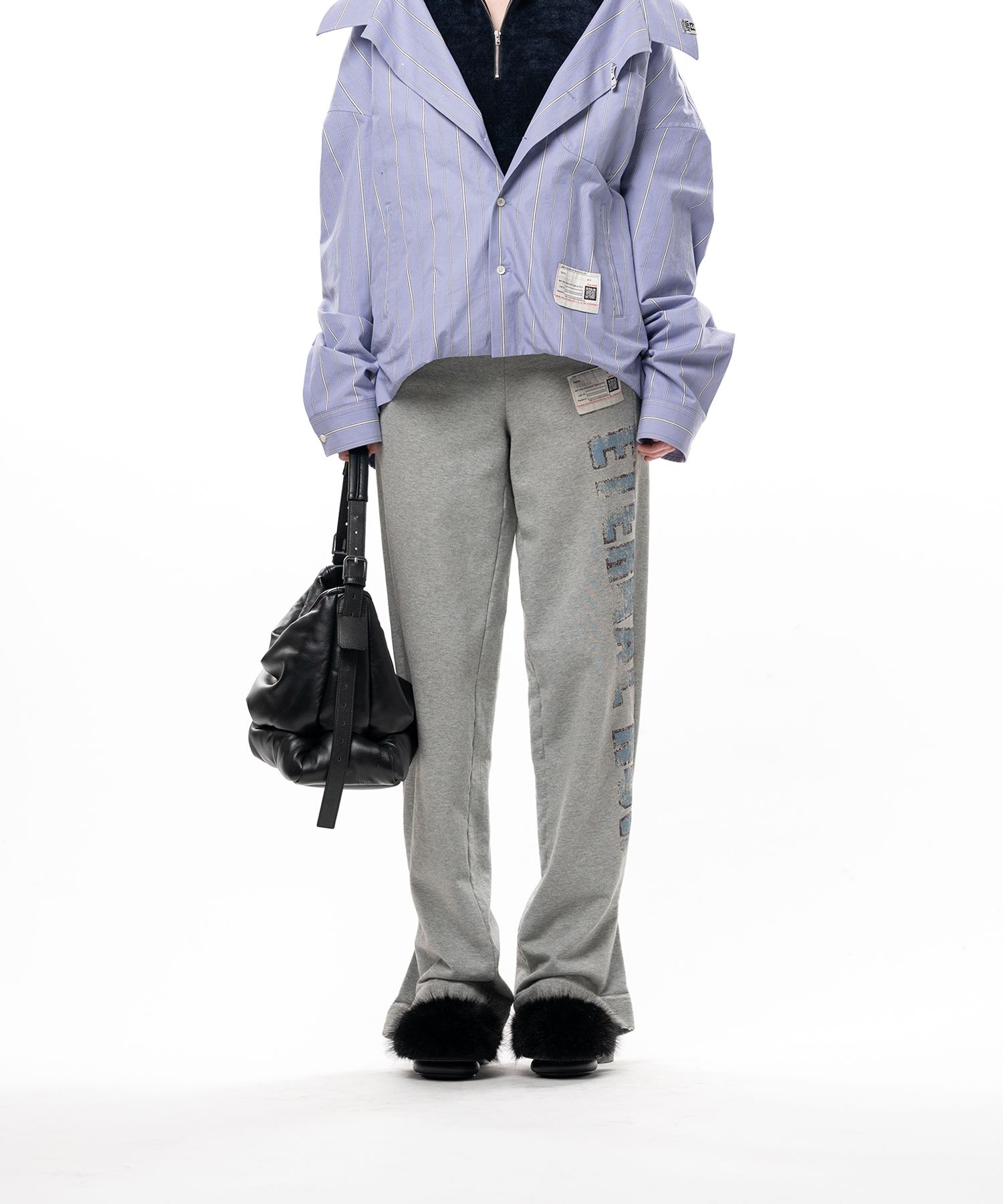 Folded College Logo Sweat Pants