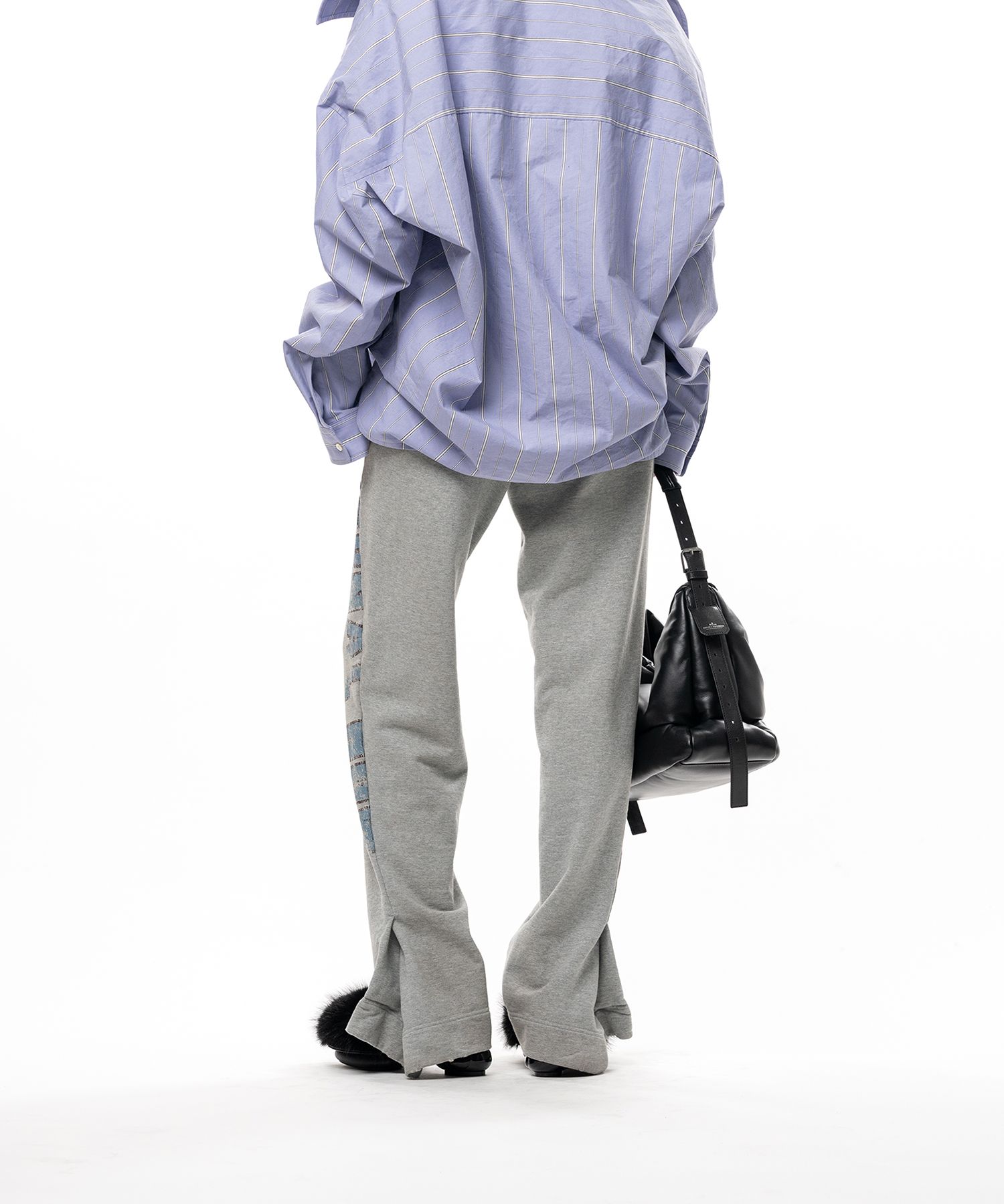 Folded College Logo Sweat Pants