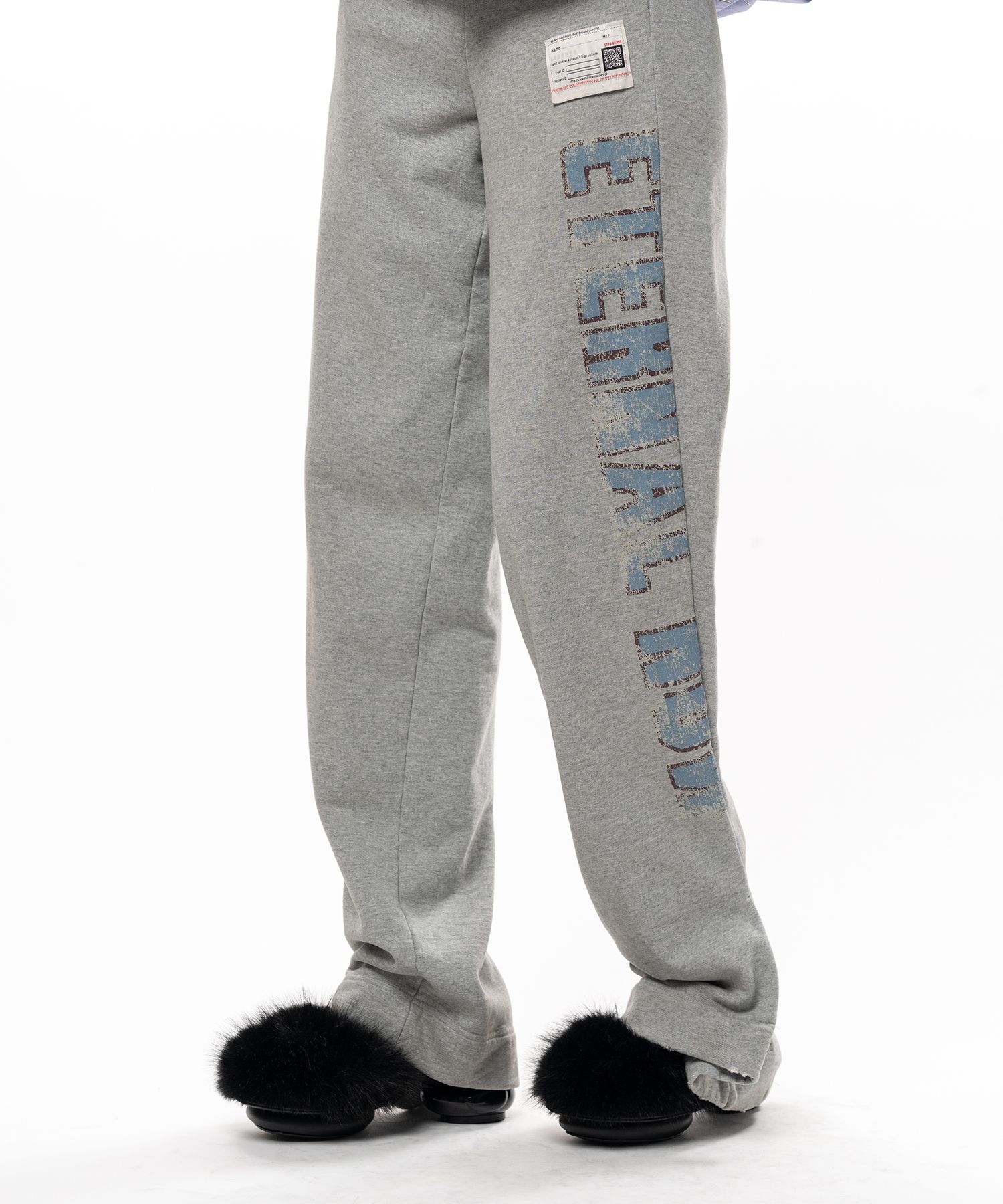 Folded College Logo Sweat Pants