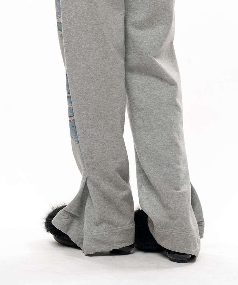 Folded College Logo Sweat Pants