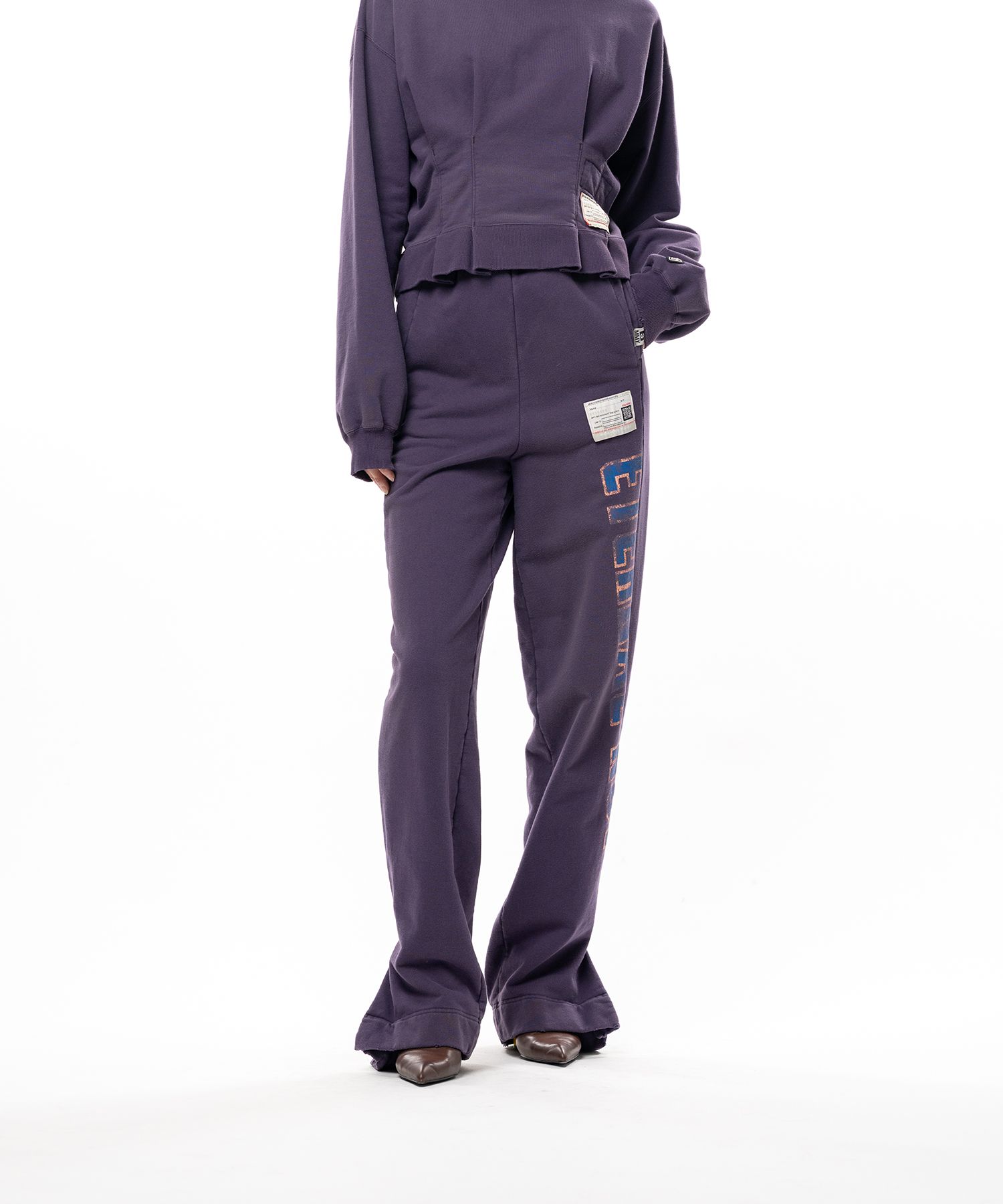 Folded College Logo Sweat Pants