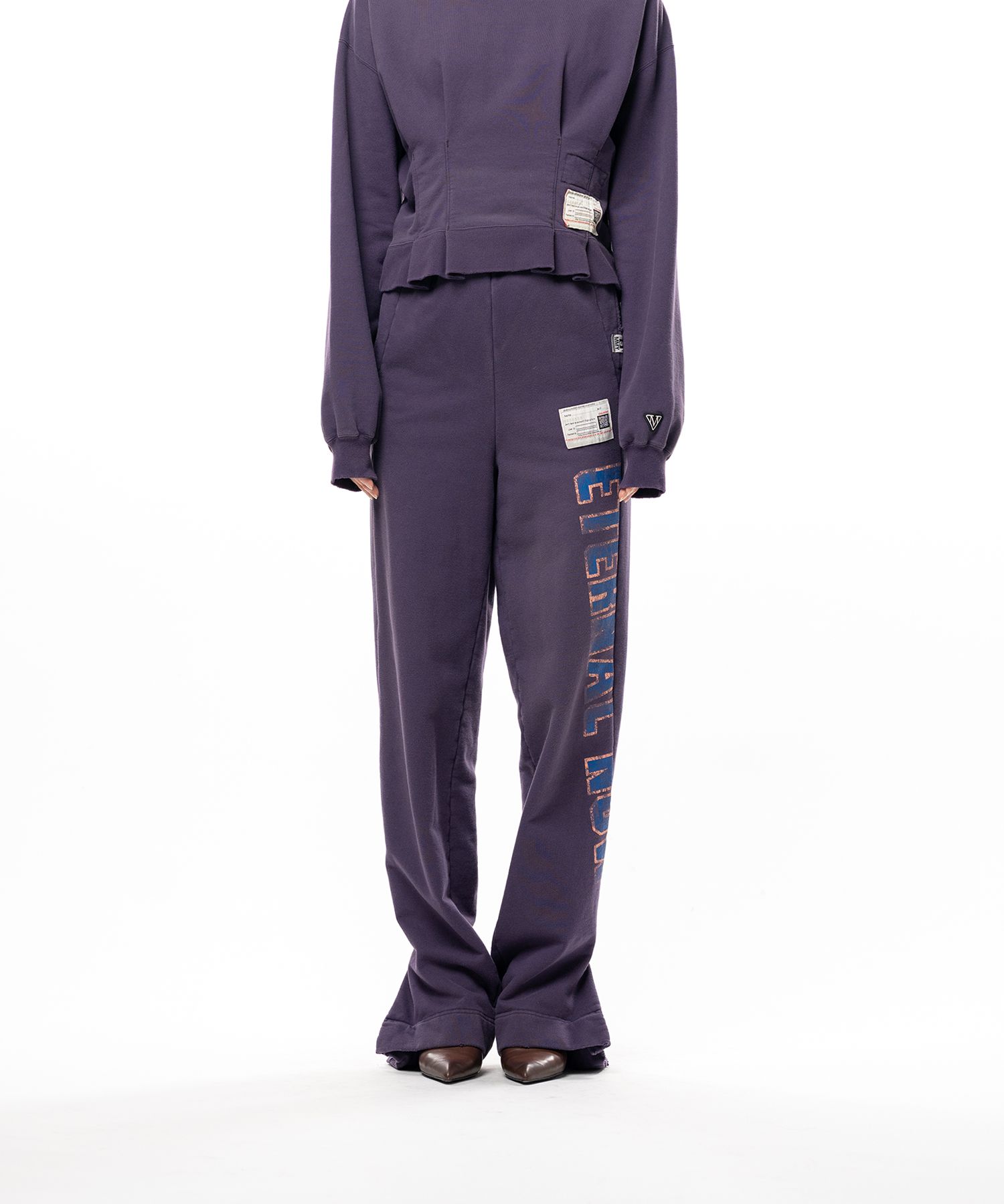 Folded College Logo Sweat Pants