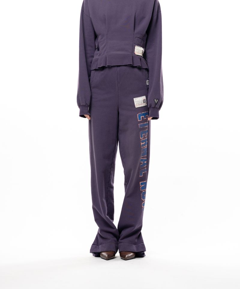 Folded College Logo Sweat Pants
