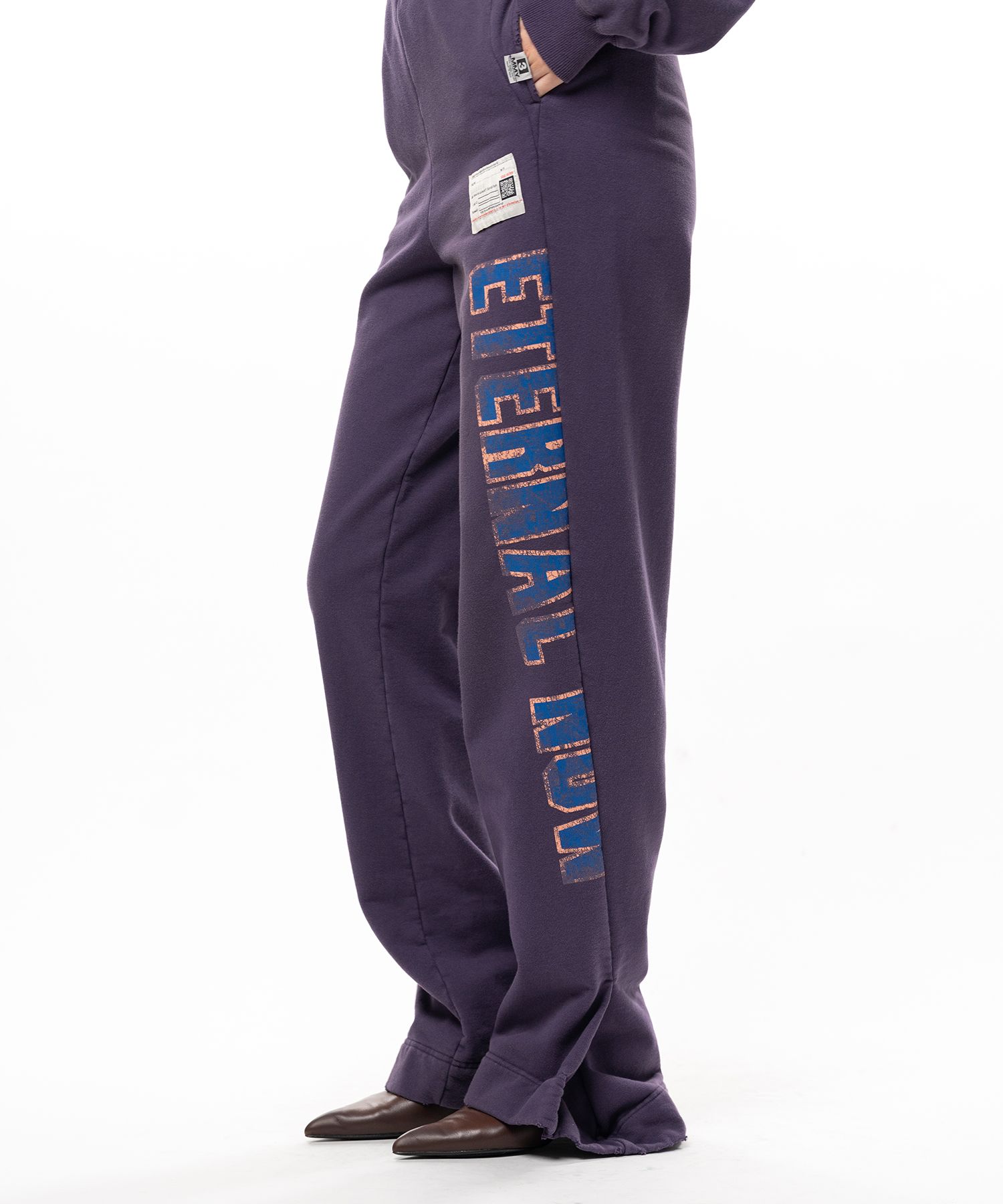 Folded College Logo Sweat Pants