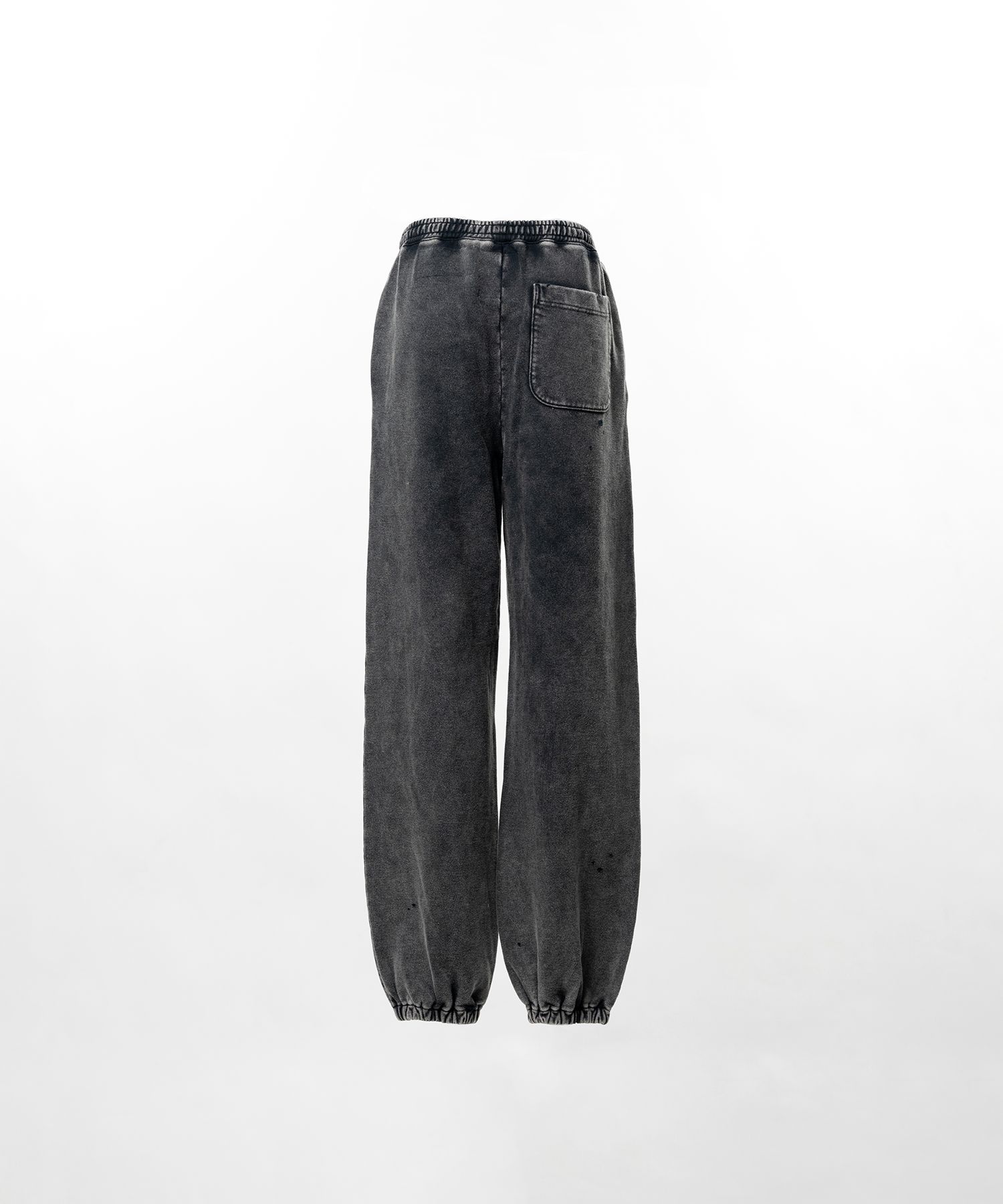 Bleached College Print Jogger Sweat Pants