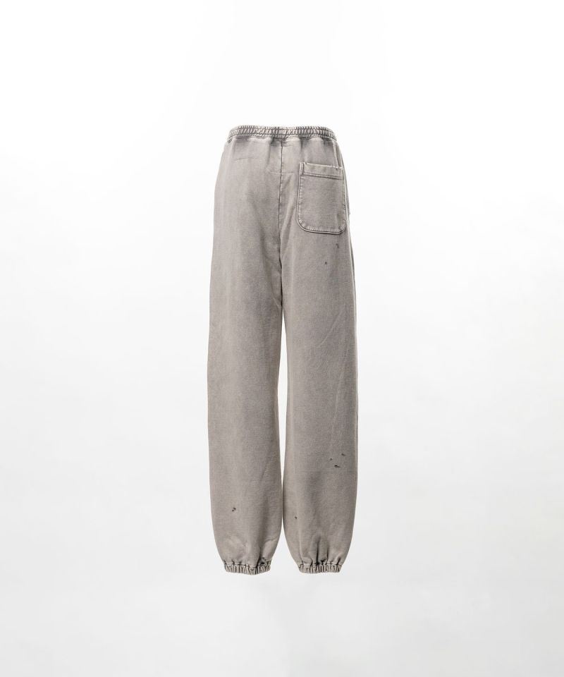 Bleached College Print Jogger Sweat Pants