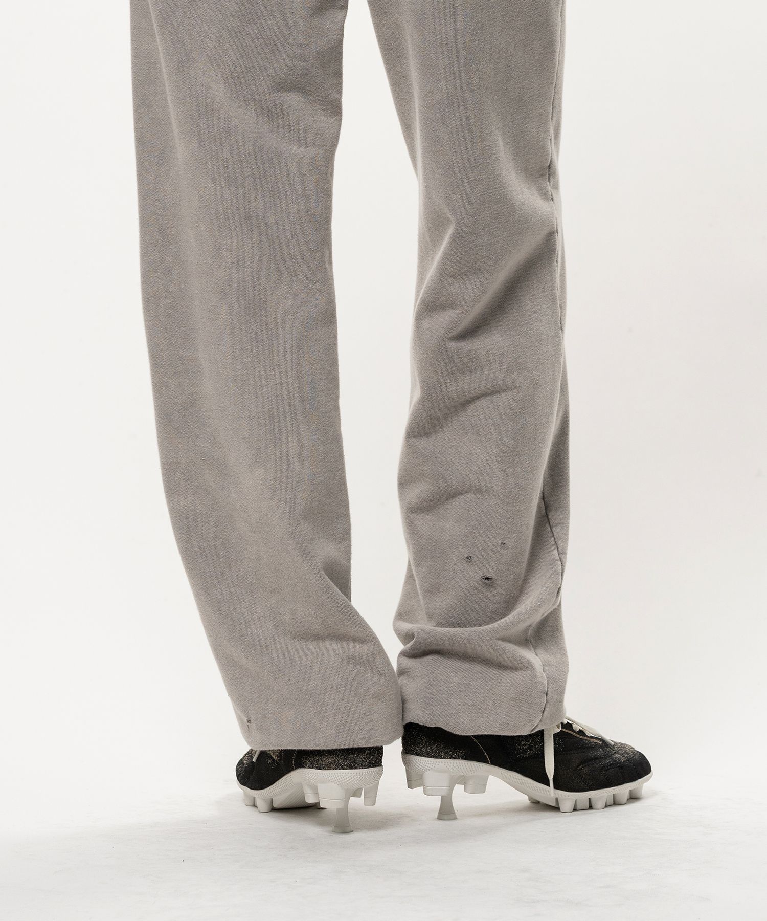 Bleached College Print Jogger Sweat Pants