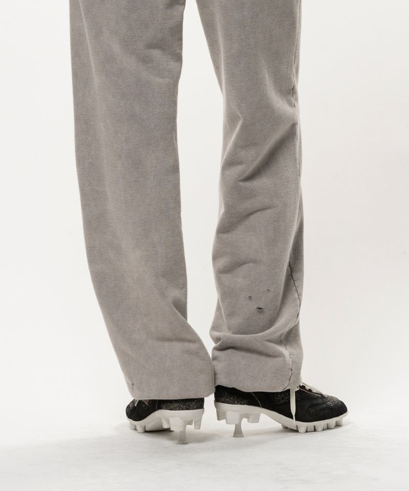 Bleached College Print Jogger Sweat Pants