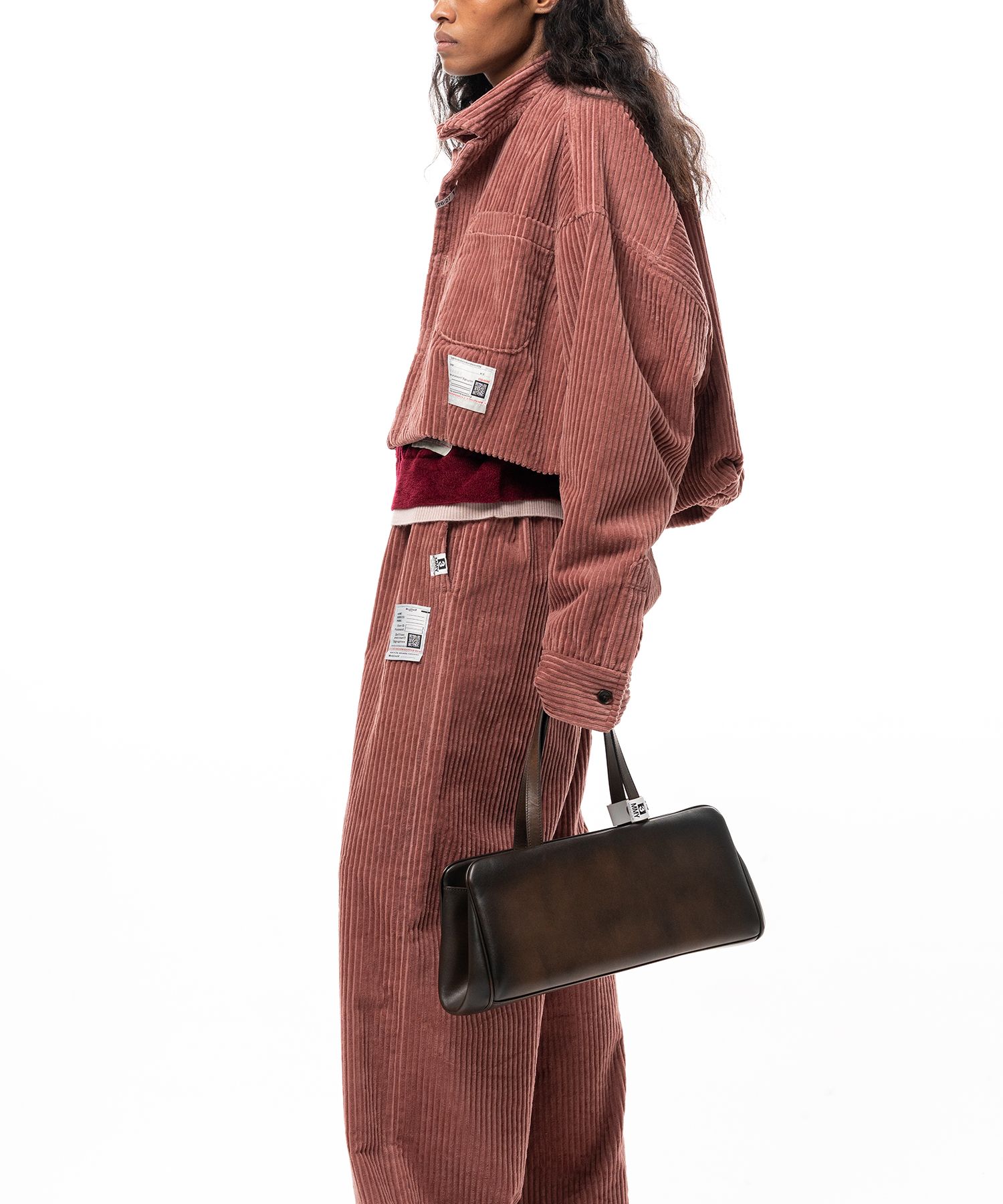 Roll-up Hem Corduroy Shirt