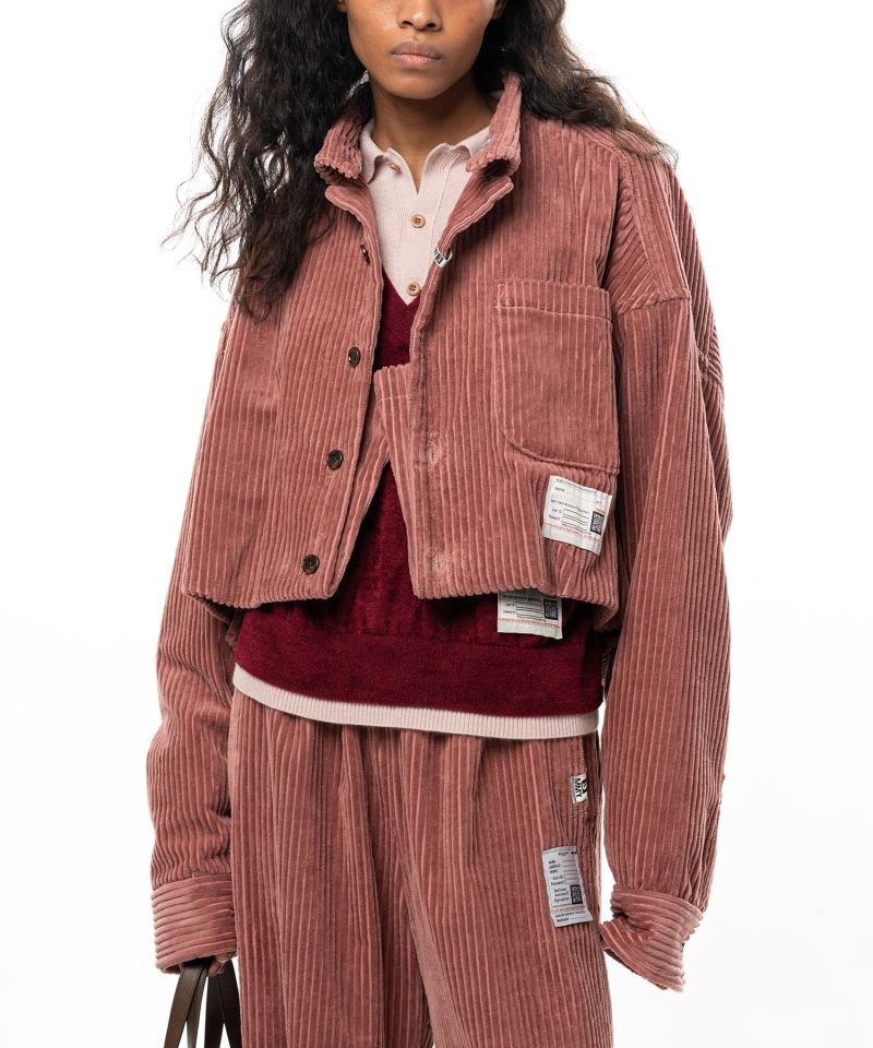 Roll-up Hem Corduroy Shirt
