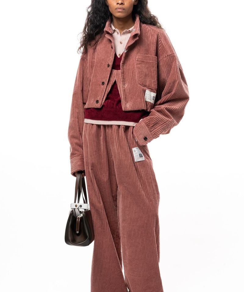 Roll-up Hem Corduroy Shirt