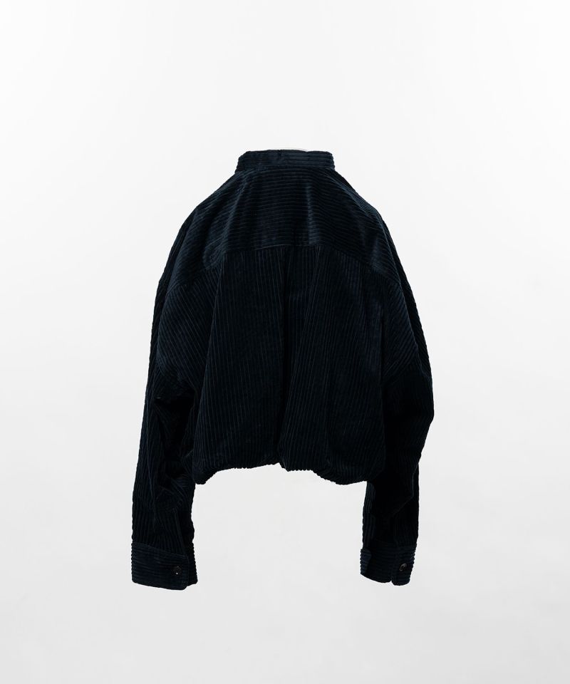 Roll-up Hem Corduroy Shirt